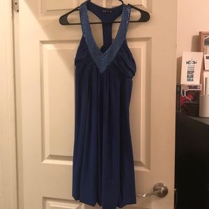 Royal blue semi formal dress
